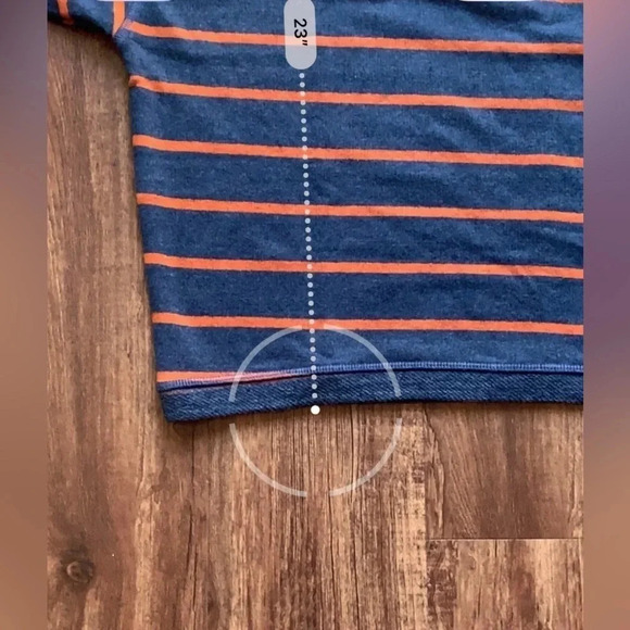 PrAna Women’s Striped Cozy Up Polmdale Sweater Top Size Medium NWT - Picture 11 of 11